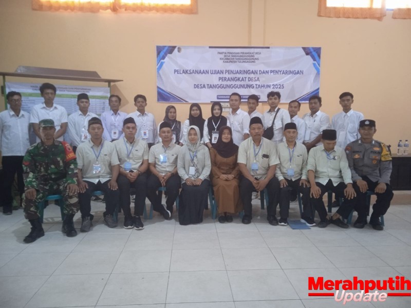 Saring Putra-Putri Terbaik, Penjaringan Perangkat Desa Tanggunggunung Berlangsung Kondusif