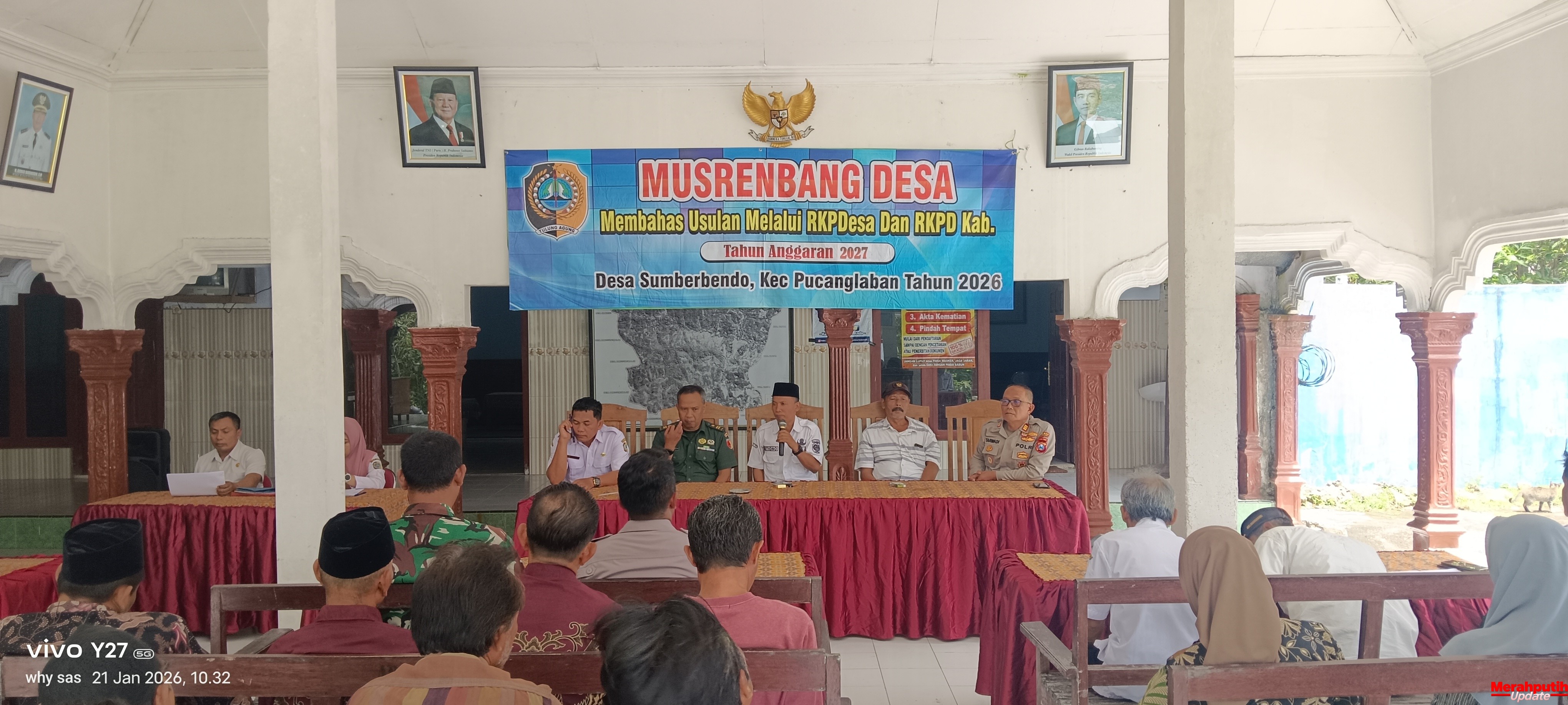 Susun Rencana Pembangunan 2027, Desa Sumberbendo Serap Aspirasi Masyarakat Melalui Musrenbang